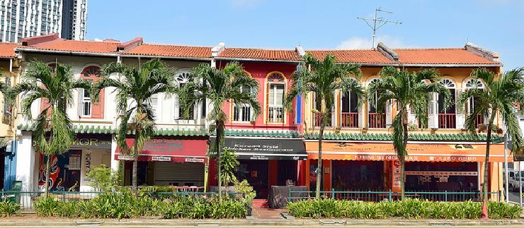 Shop Houses, Singapore. Image CC-BY-NC-ND, Peter Morgan